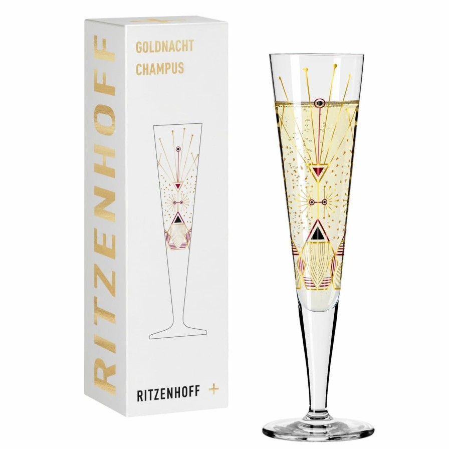 Clearance Ritzenhoff Goldnacht Champagnerglas #25