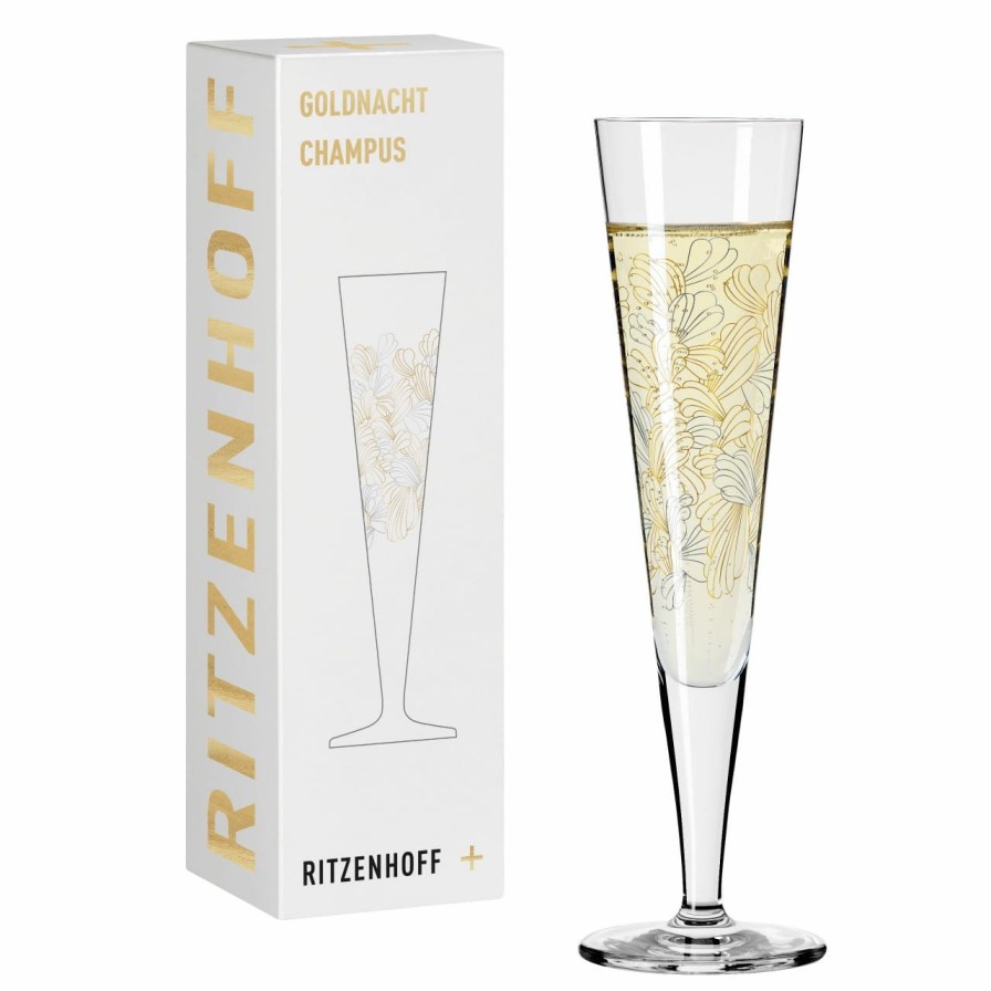 Clearance Ritzenhoff Goldnacht Champagnerglas #9