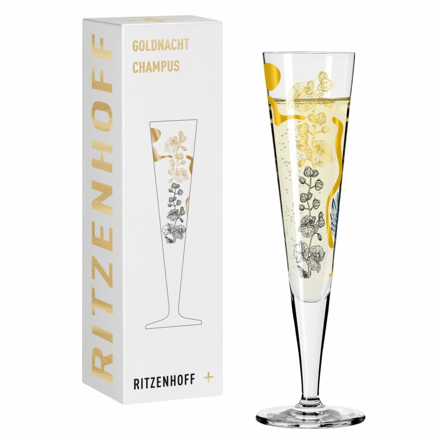 Wholesale Ritzenhoff Goldnacht Champagnerglas #38