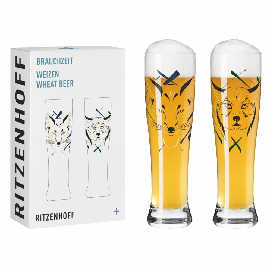 Hot Ritzenhoff Brauchzeit Weizenbierglas-Set #23, #24