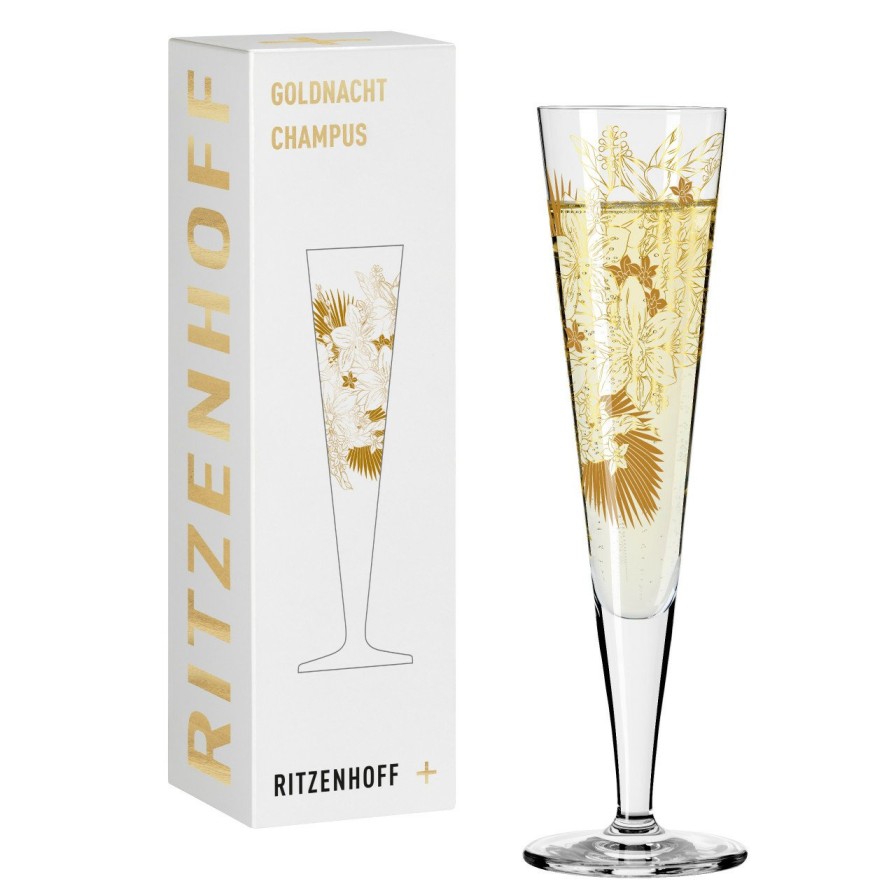 New Ritzenhoff Goldnacht Champagnerglas #32