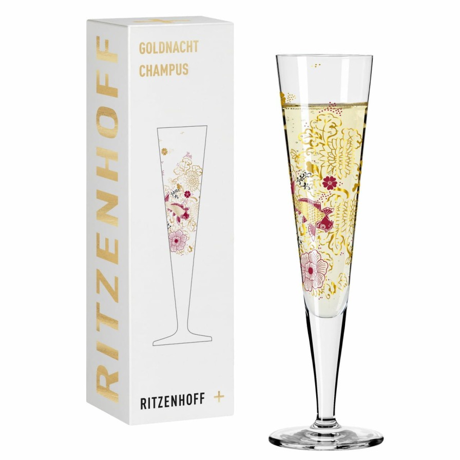 Clearance Ritzenhoff Goldnacht Champagnerglas #23