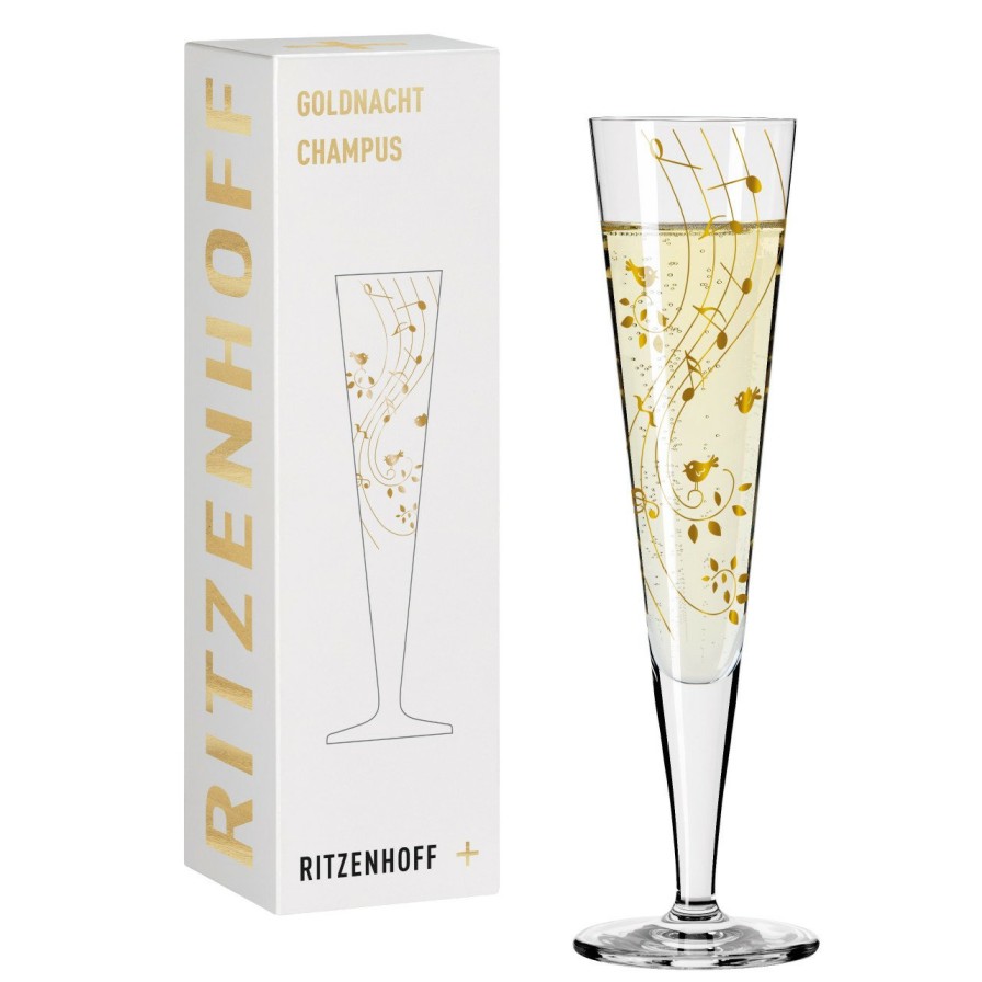 New Ritzenhoff Goldnacht Champagnerglas #2