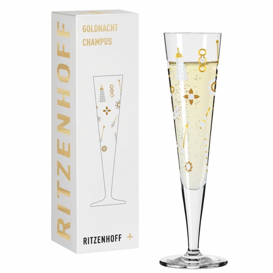 Wholesale Ritzenhoff Goldnacht Champagnerglas #40