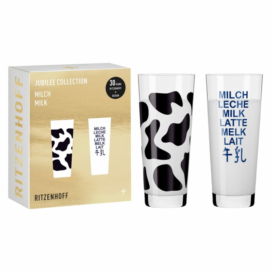 Hot Ritzenhoff Jubilee Collection Milchglas-Set #1, #2 Von Sieger Design, Jasper Morrison