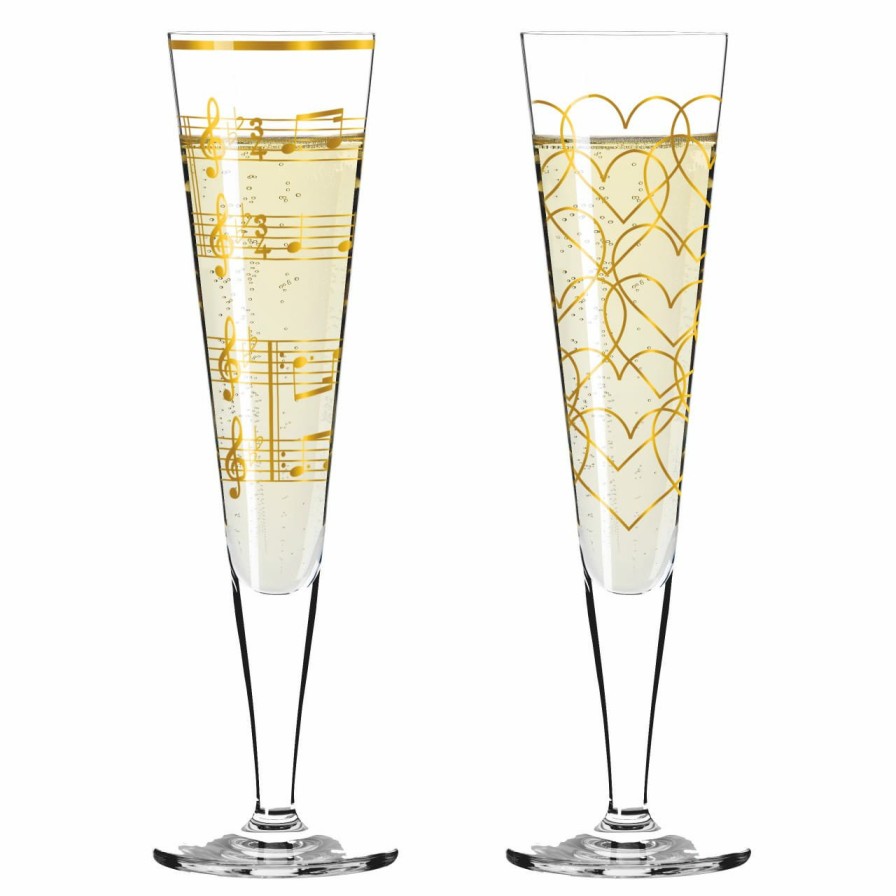 Clearance Ritzenhoff Goldnacht Champagnerglas-Set H23