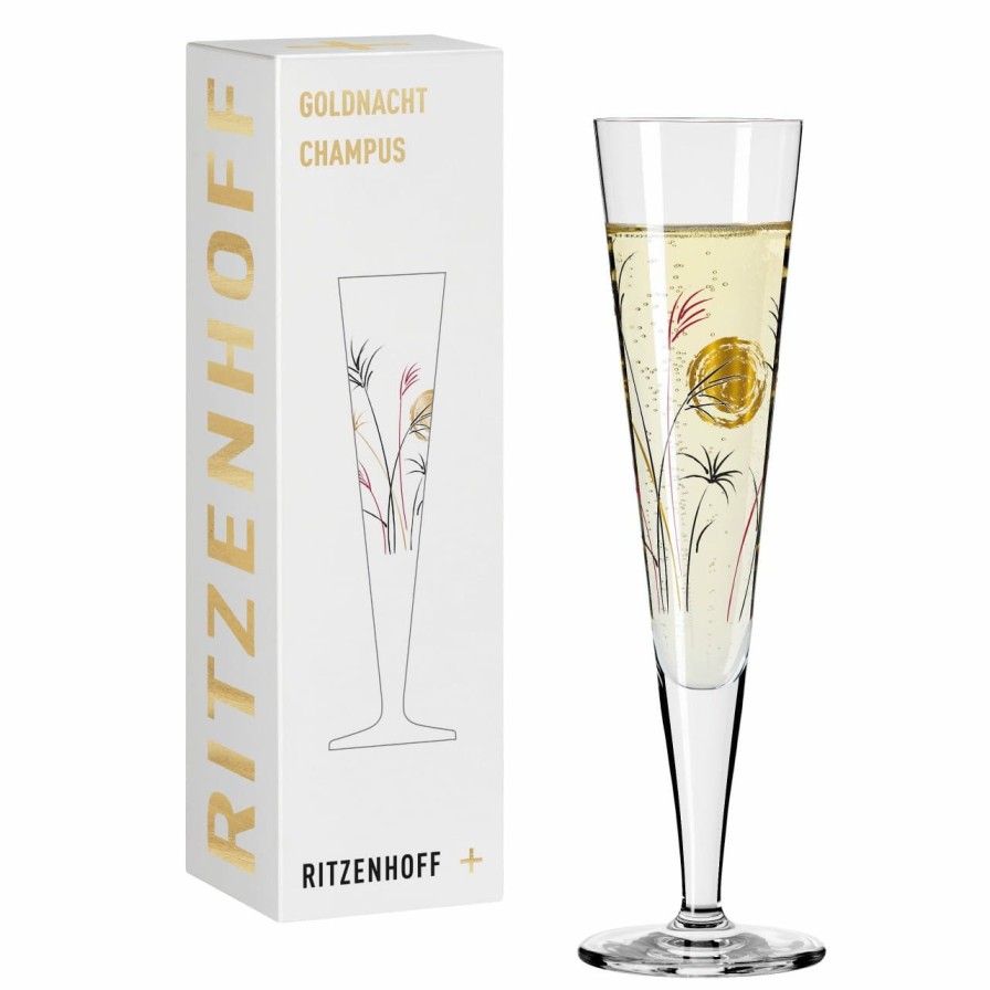 Online Ritzenhoff Goldnacht Champagnerglas #13