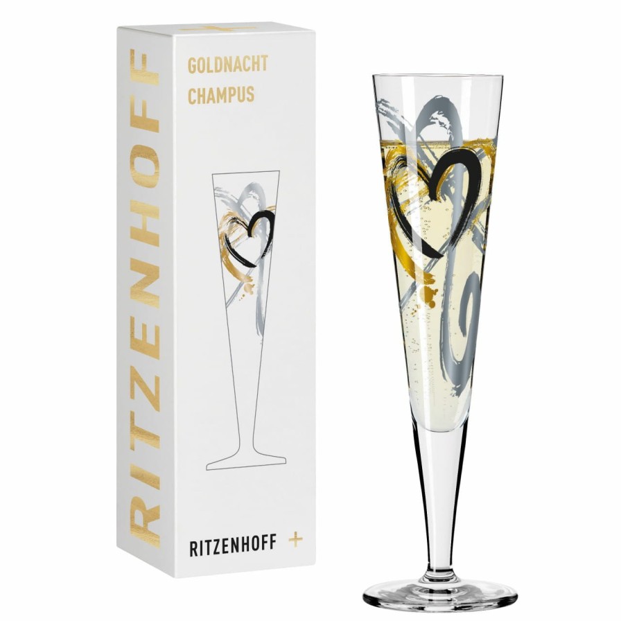 New Ritzenhoff Goldnacht Champagnerglas #1