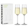 Clearance Ritzenhoff Lichtweiss Julie Champagnerglas-Set #1