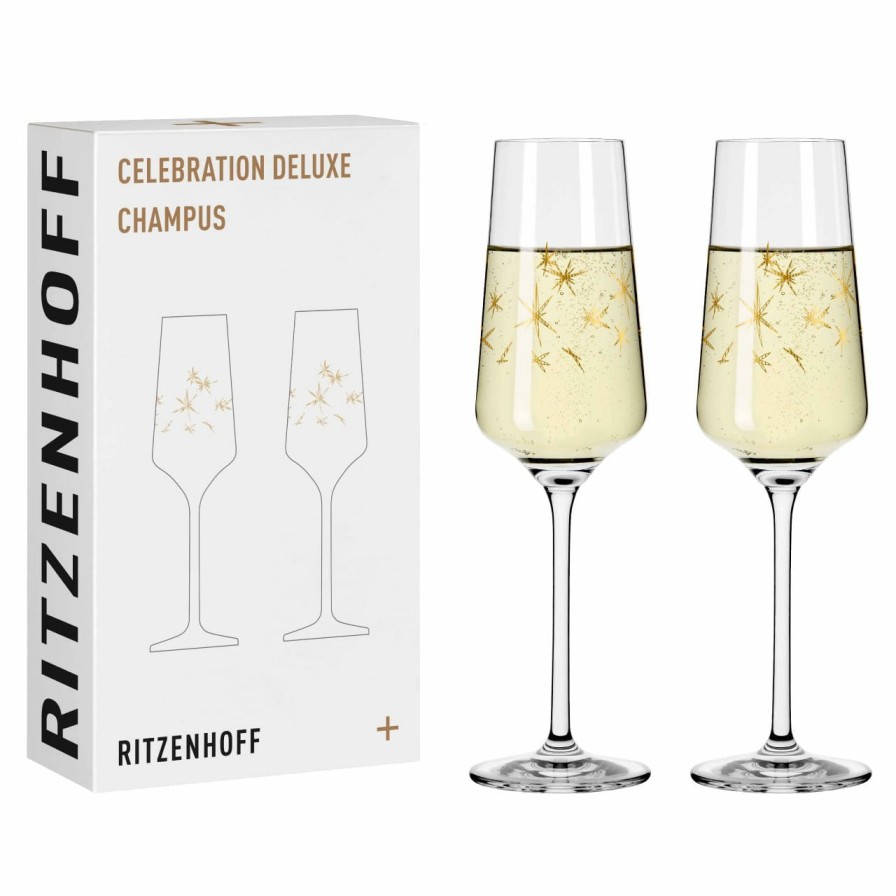 Clearance Ritzenhoff Celebration Deluxe Champagnerglas-Set #3