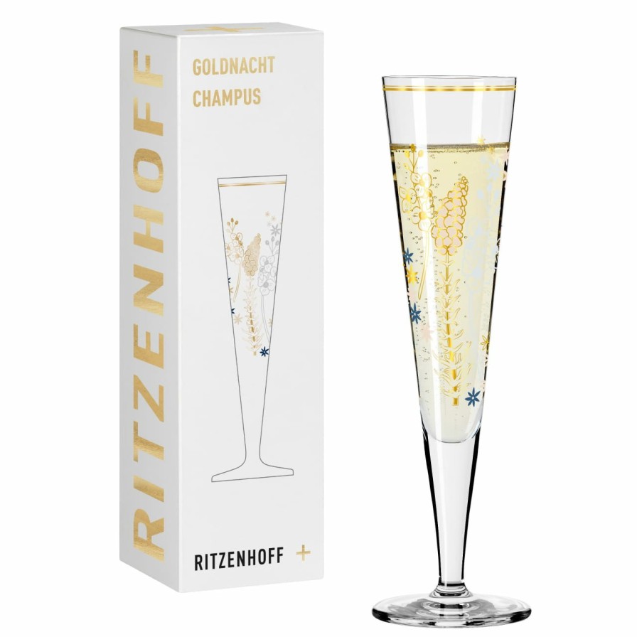 New Ritzenhoff Goldnacht Champagnerglas #37