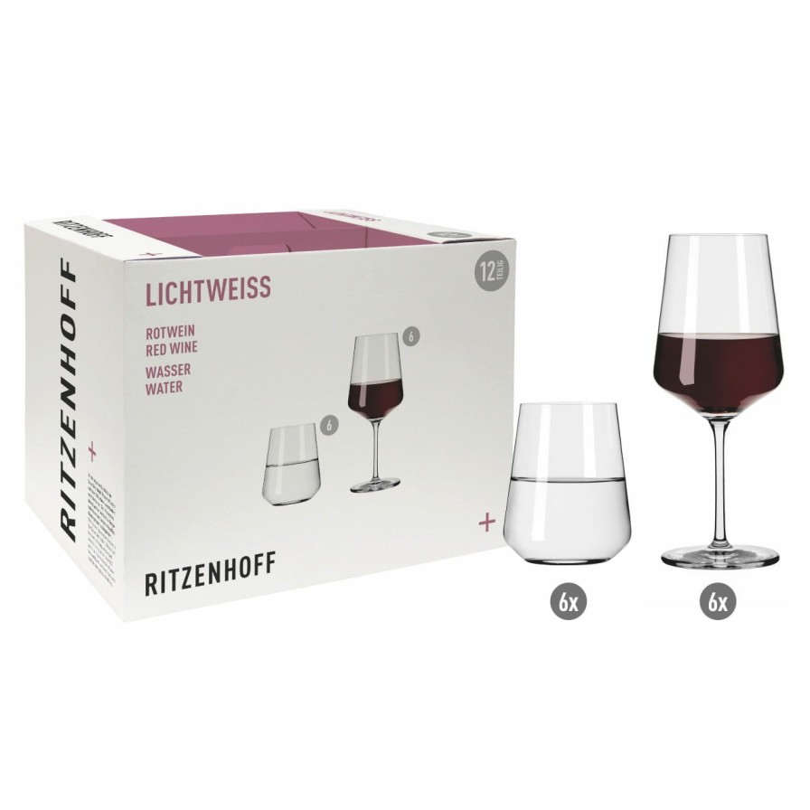 Wholesale Ritzenhoff Lichtweiss Julie Rotwein- Und Wasserglas-Set #2