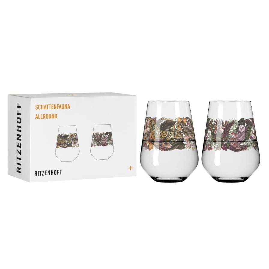 Hot Ritzenhoff Schattenfauna Universalglas-Set #3, #4