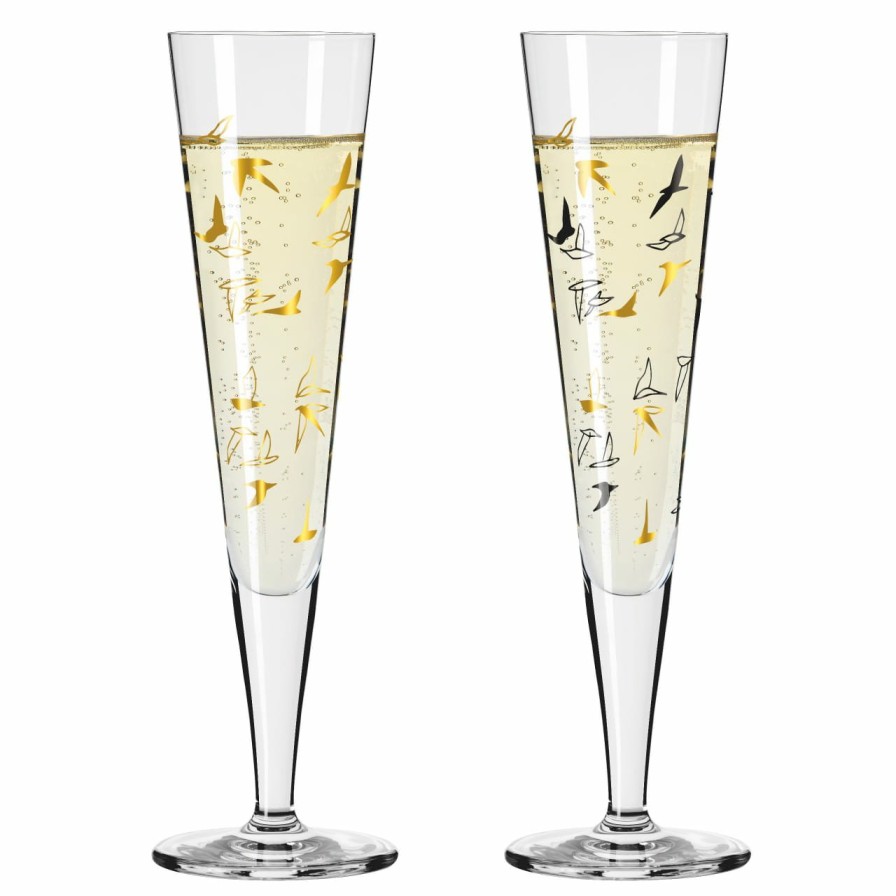 Clearance Ritzenhoff Goldnacht Champagnerglas-Set H23