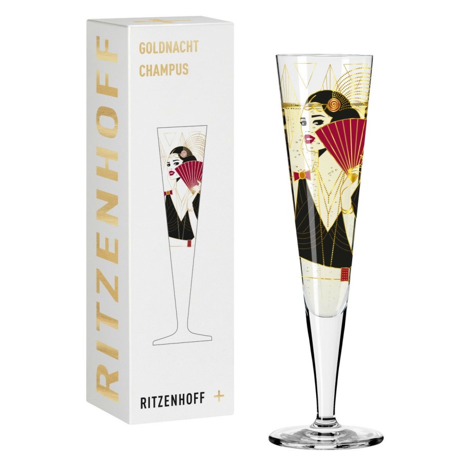 Clearance Ritzenhoff Goldnacht Champagnerglas #28