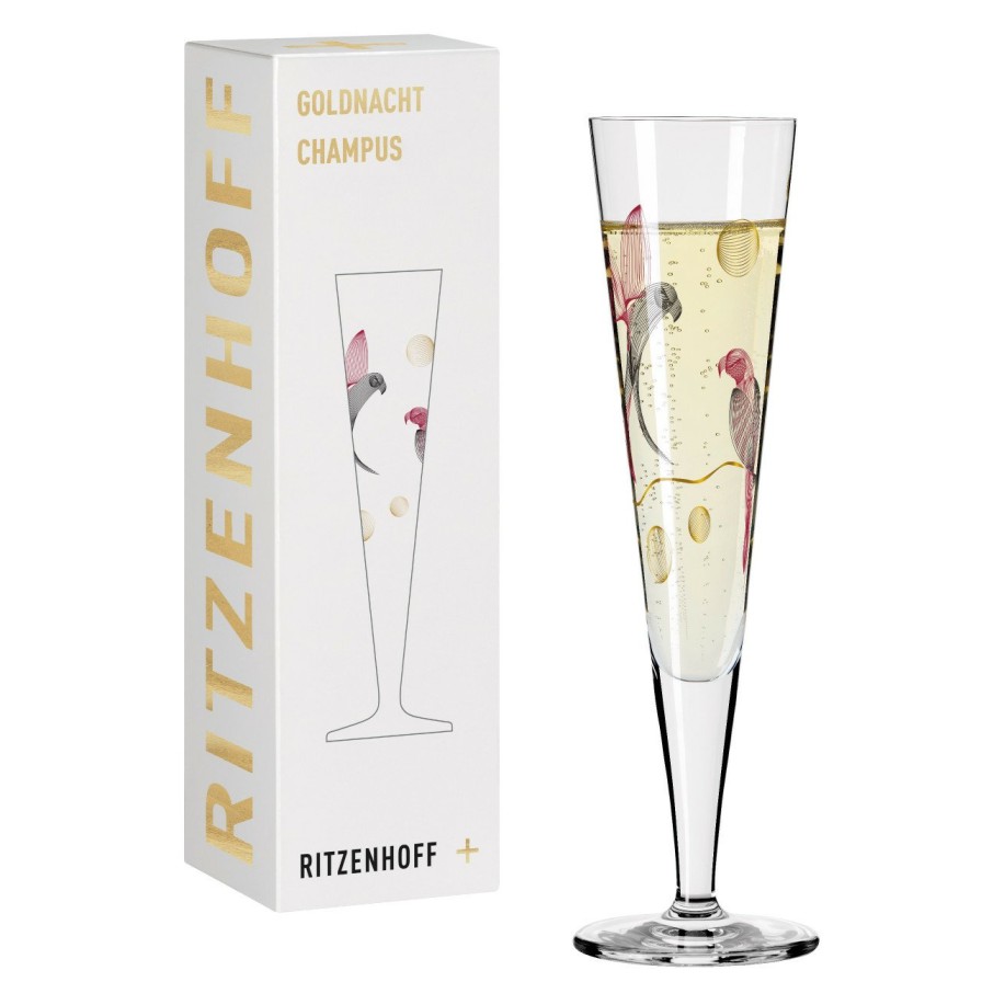 New Ritzenhoff Goldnacht Champagnerglas #16