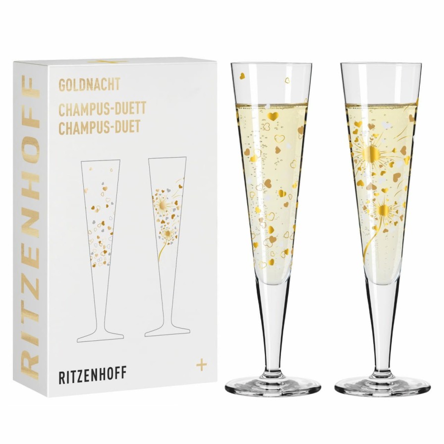 Wholesale Ritzenhoff Goldnacht Champagnerglas-Set F24