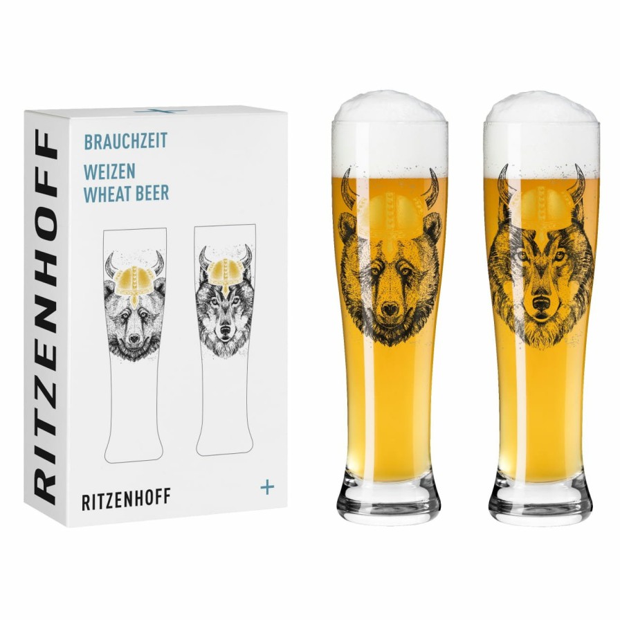 New Ritzenhoff Brauchzeit Weizenbierglas-Set #15, #16