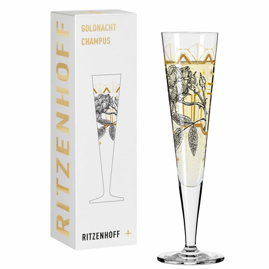 Clearance Ritzenhoff Goldnacht Champagnerglas #29