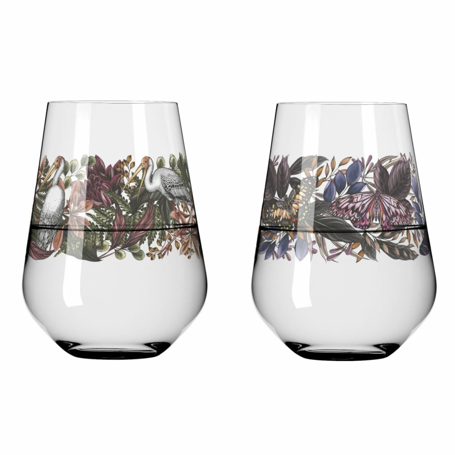 Clearance Ritzenhoff Schattenfauna Universalglas-Set #1, #2