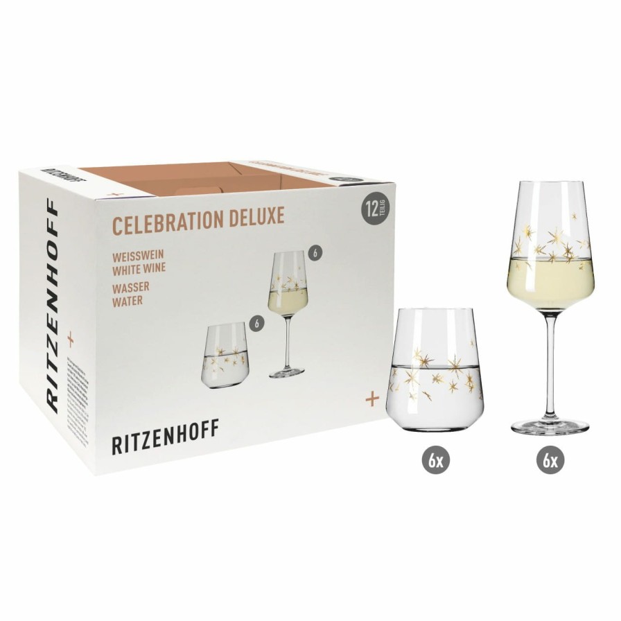 New Ritzenhoff Celebration Deluxe Weiswein- Und Wasserglas-Set #1